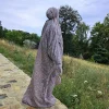 Tenue de prière transportable Saira format portefeuille couleur gris anthracite