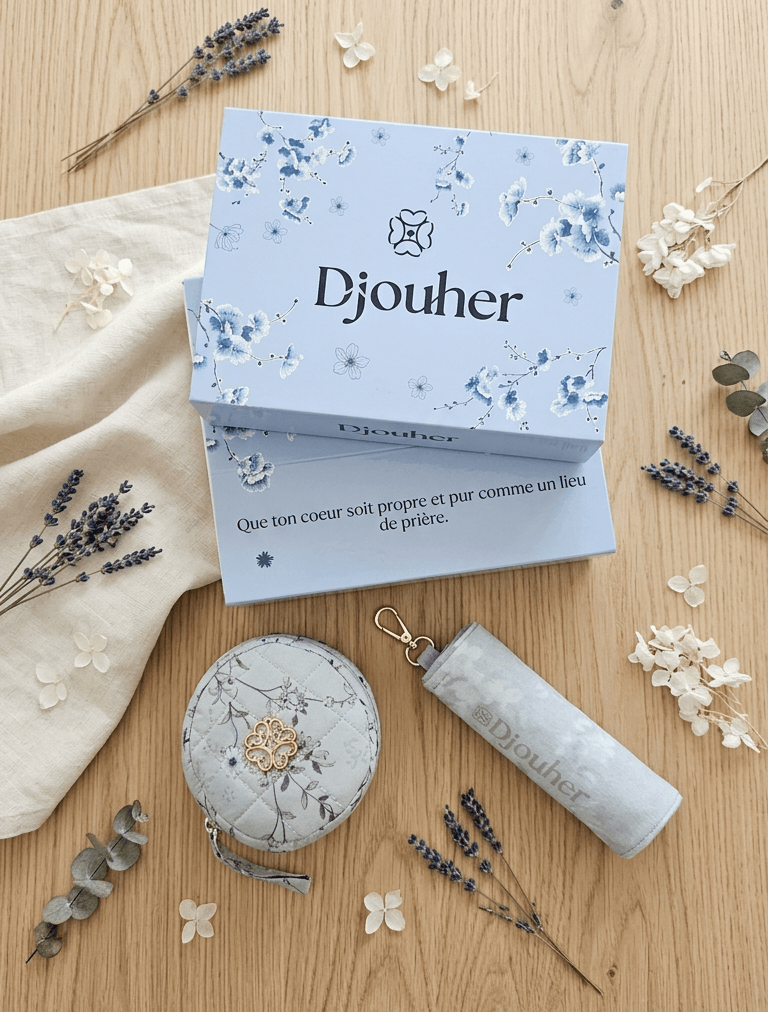 coffret cadeau musulmane set de prière transportable