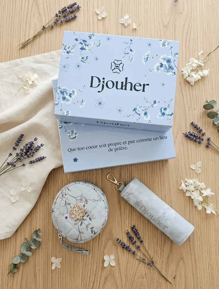 coffret cadeau musulmane set de prière transportable